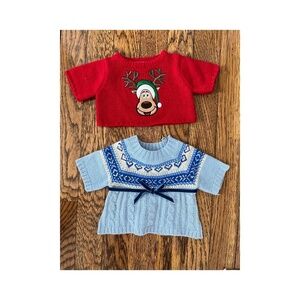 Build-A-Bear Holiday Sweaters Reindeer Fair isle